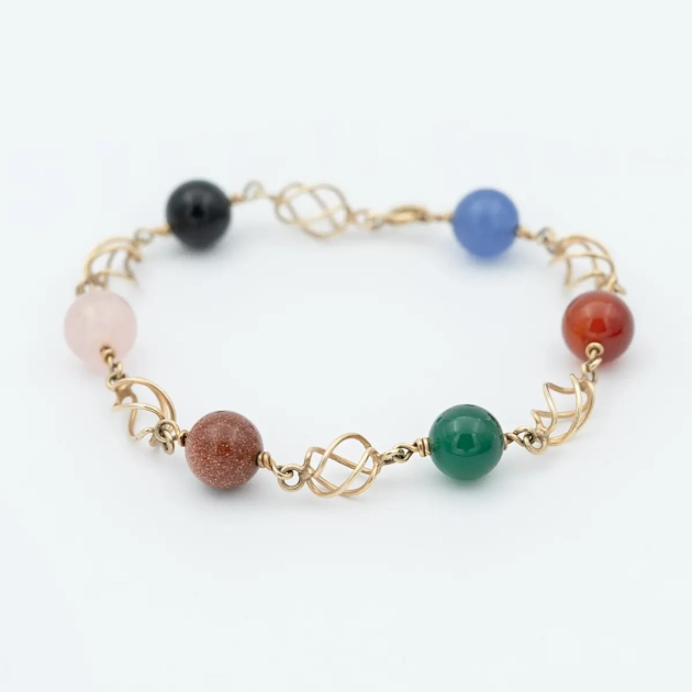 Bratara vintage aur 14k, Austria 1970-1980