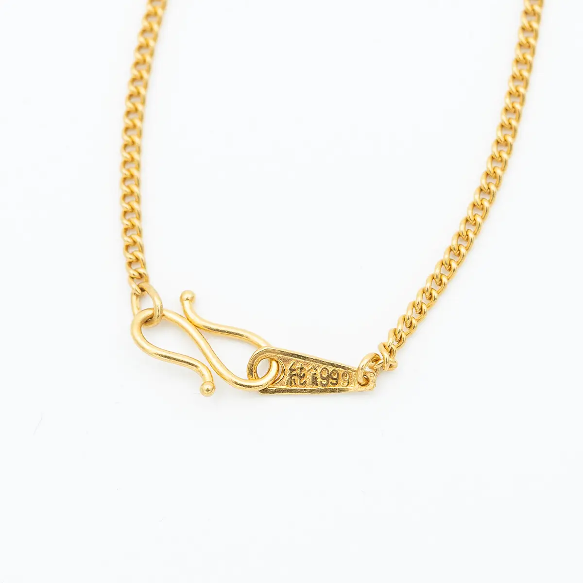 Colier aur 24k cu pandant carneol, China - imagine 5