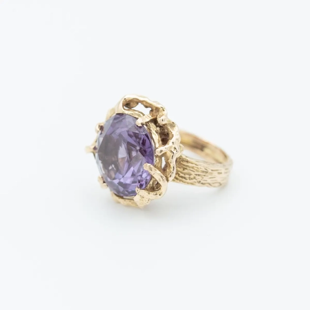 Inel creatie aur 14k cu alexandrit