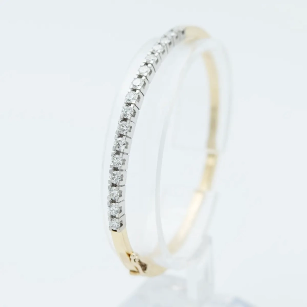 Bratara vintage aur 18k cu diamante 2ct