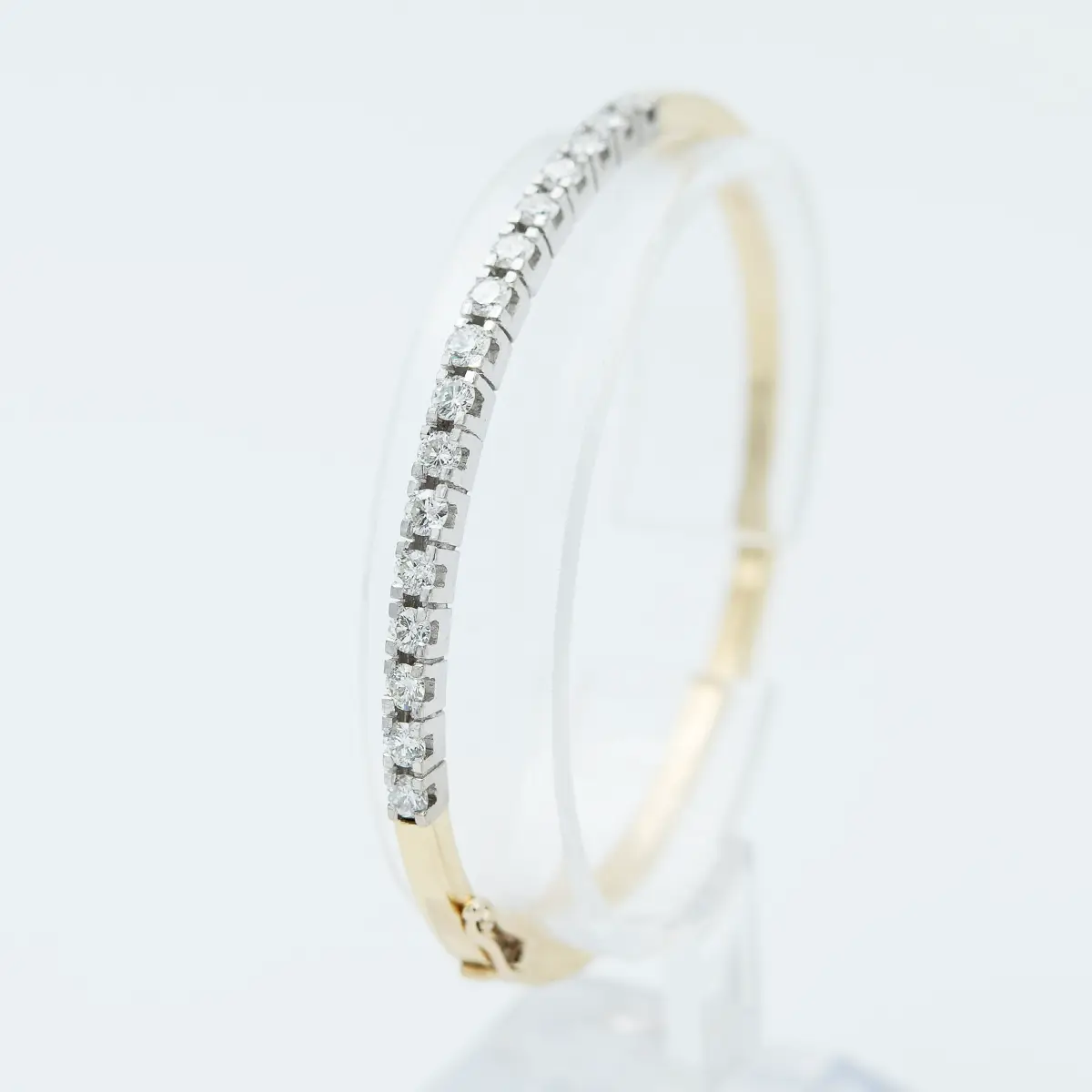 Bratara vintage aur 18k cu diamante 2ct