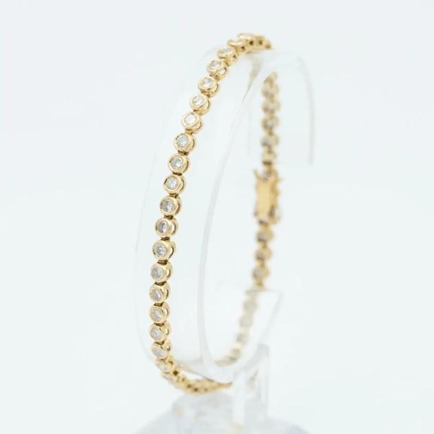 Bratara tenis aur 18k si diamante 3,85ct, Franta