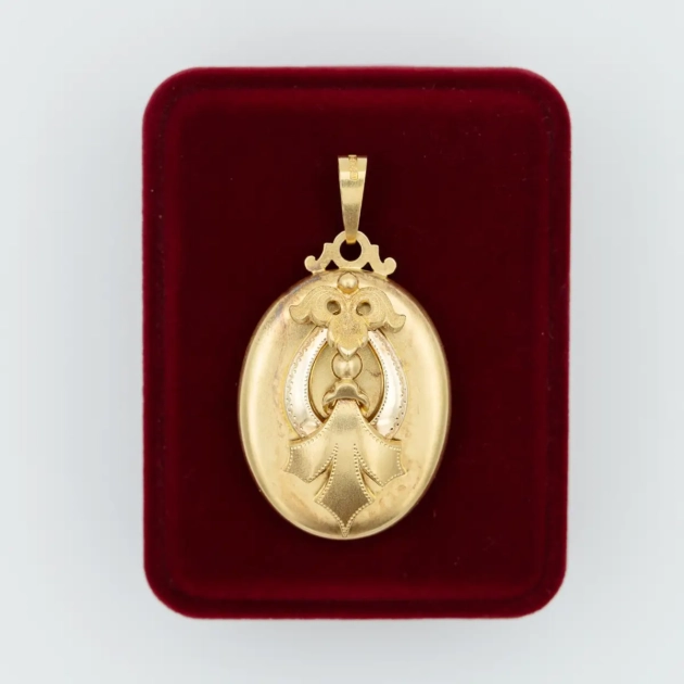 Pandant caseta aur 18k, Malmö 1926