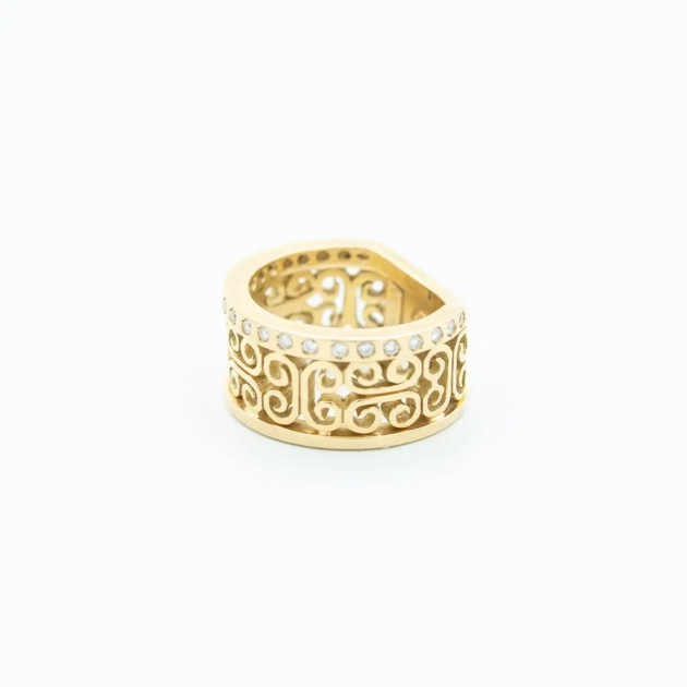 Inel aur 18k, diamante 0,22 ct, BAGUES