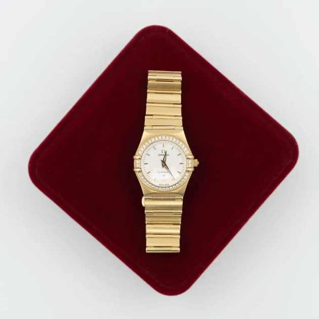 OMEGA CONSTELLATION aur 18k, diamante