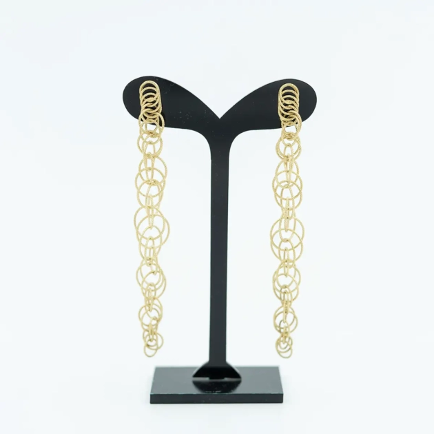 Buccellati, cercei aur 18K, colectia Hawaii