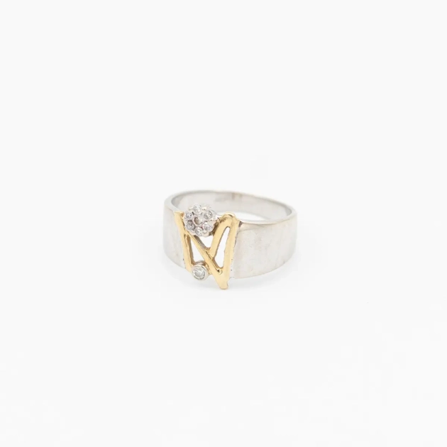 Inel aur 18k si diamante 0.2ct