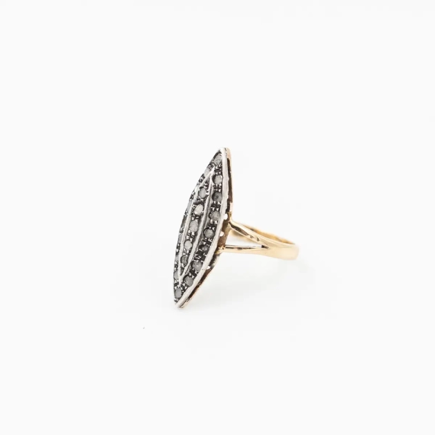 Inel vintage aur 18k si diamante