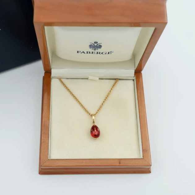 Colier original FABERGE, aur 18k