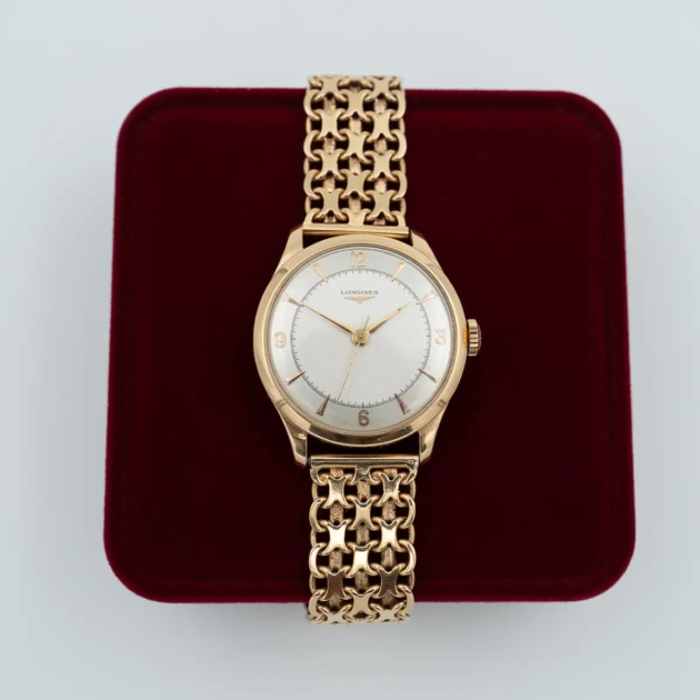 LONGINES, ceas pentru barbati, aur masiv 18k
