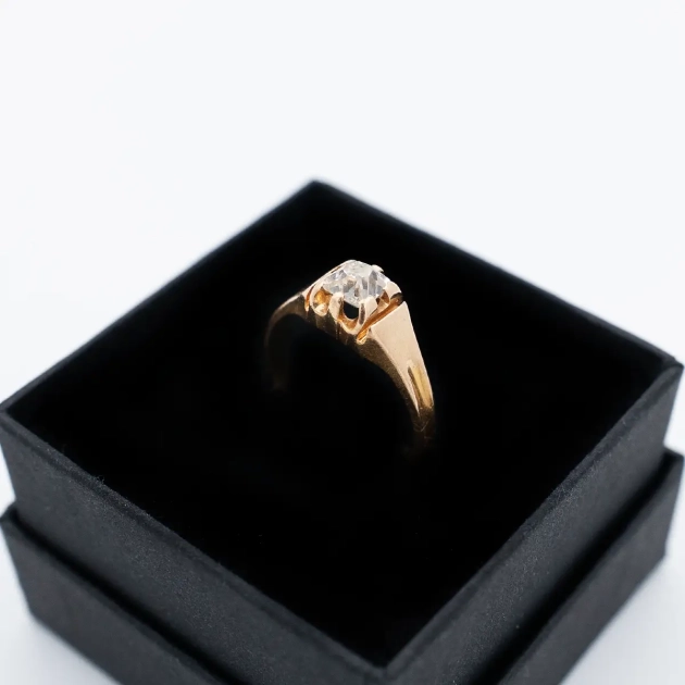 Inel vintage aur 18K si diamant 1.2 ct