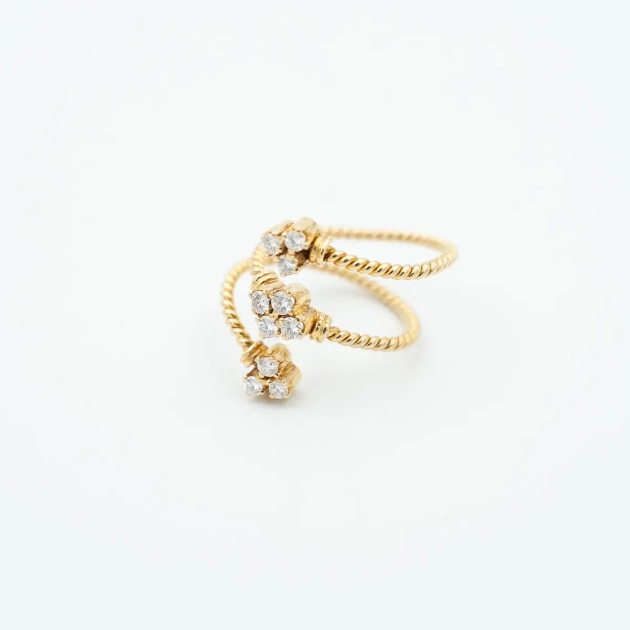 Inel aur 18K cu diamante 0.5ct