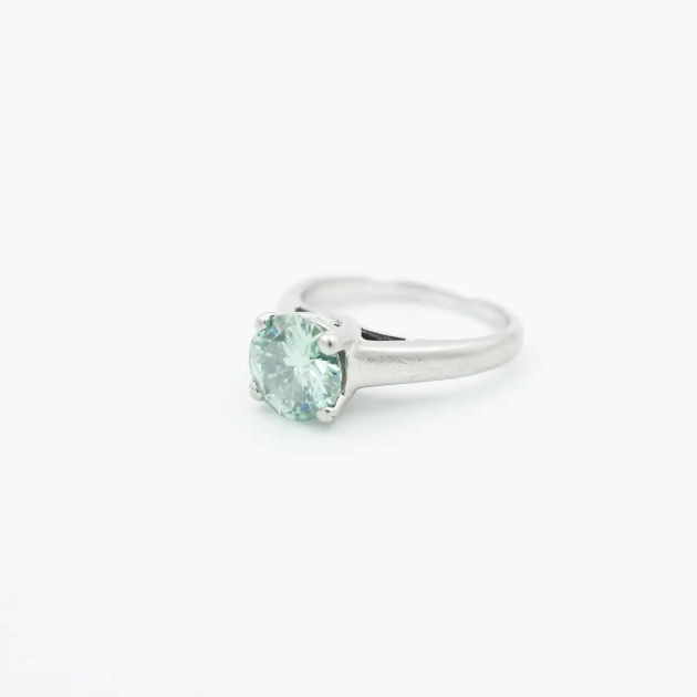 Inel vintage, platina 950, diamant 2. 3 ct