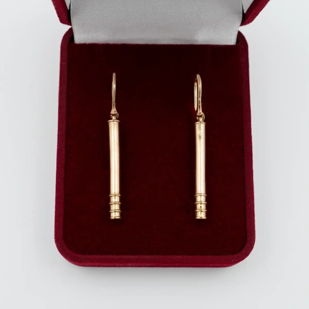 Cercei vintage aur 18K