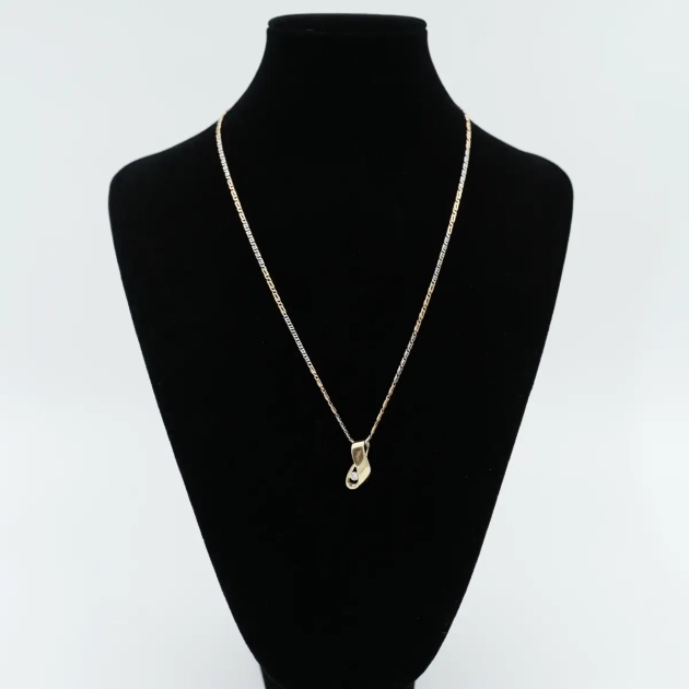 Colier cu pandant aur 14K si diamant 0.1 ct