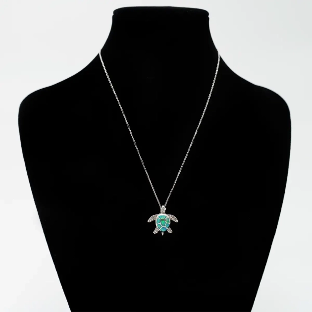 Colier aur 14K, opal natural australian, firma KABANA