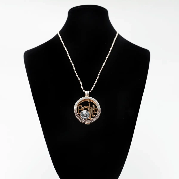 MiMONEDA, colier argint si cubic zirconia