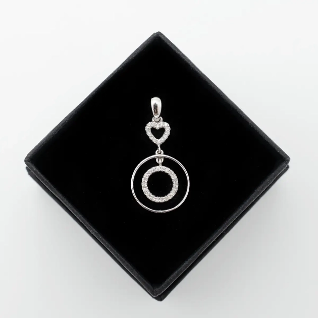 Pandant aur 18K si diamante