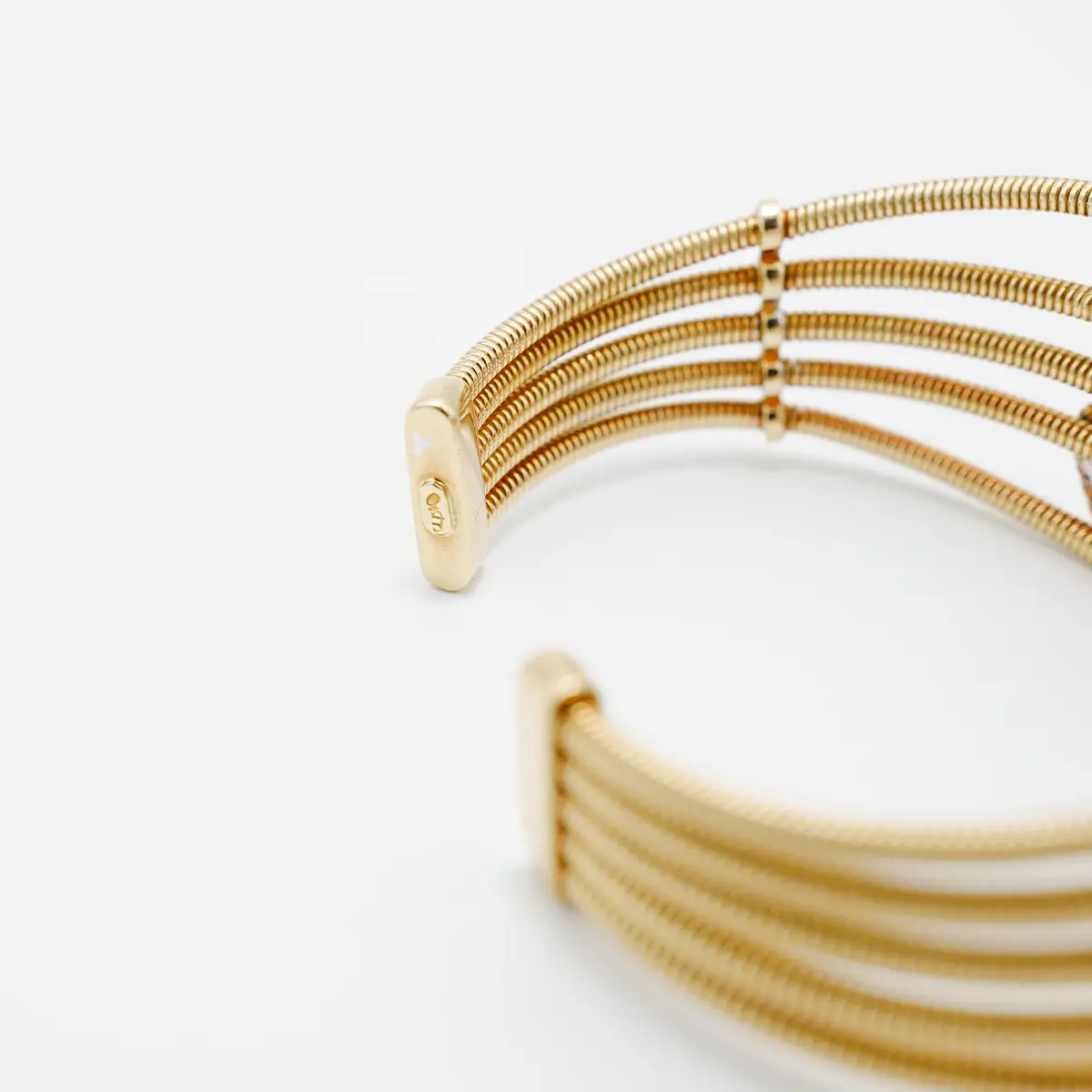 Bratara aur 18K cu turmaline si diamante - imagine 5