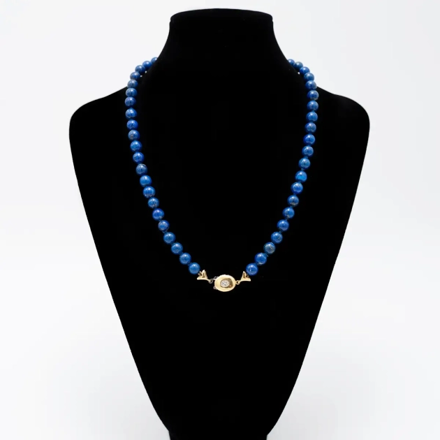 Colier aur si lapis lazuli